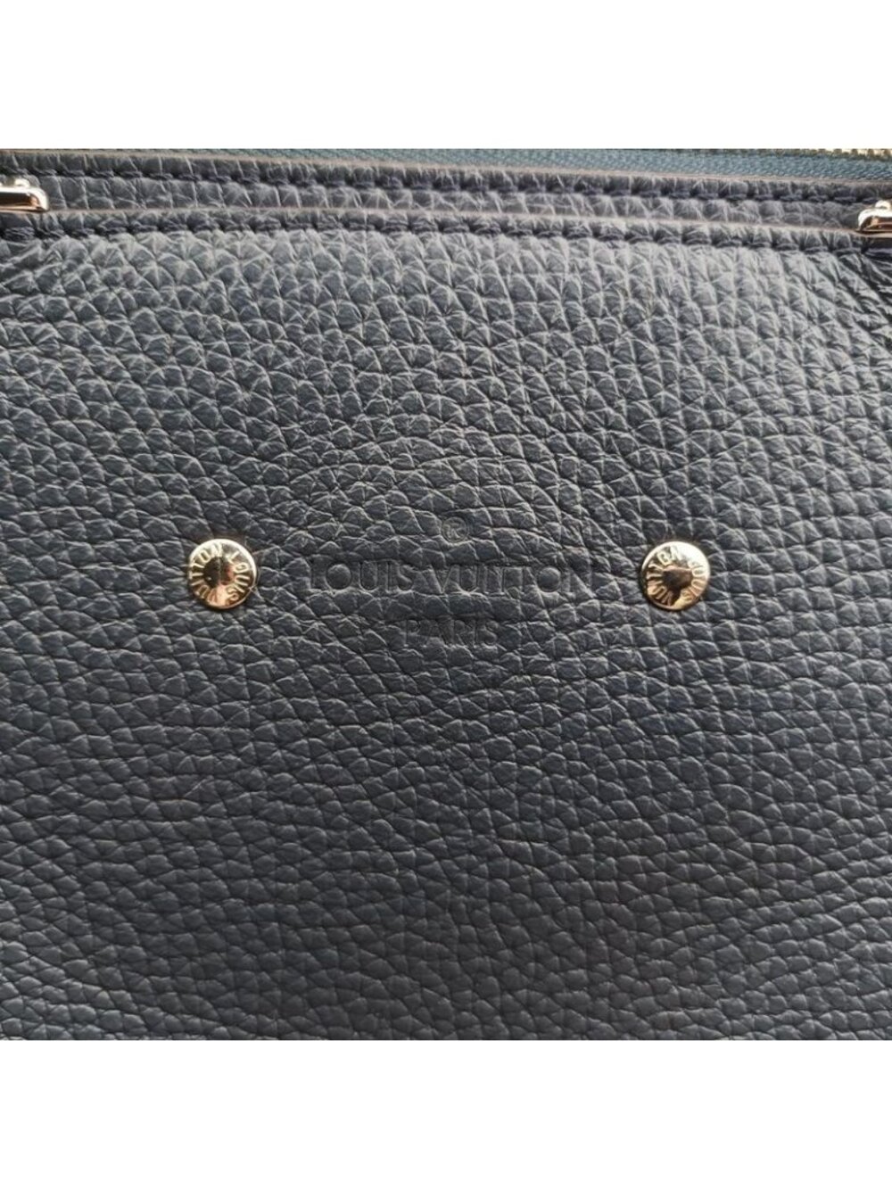 ★SOLD★ Louis Vuitton Alma Briefcase MM Navy Taurillon Leather - Picture 11 of 16